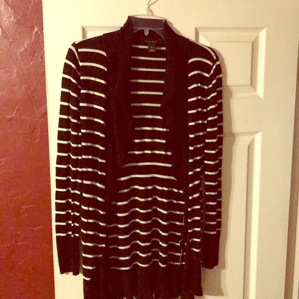 Black and white sweater